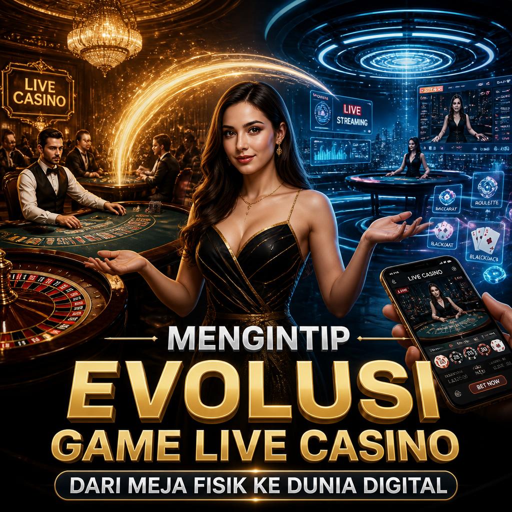 Mengintip Evolusi Game Live Casino dari Meja Fisik ke Dunia Digital